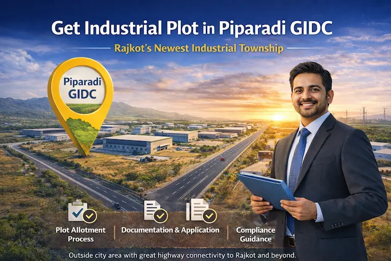 Pipardi GIDC Industrial Plot Allotment Advisory - Rajkot