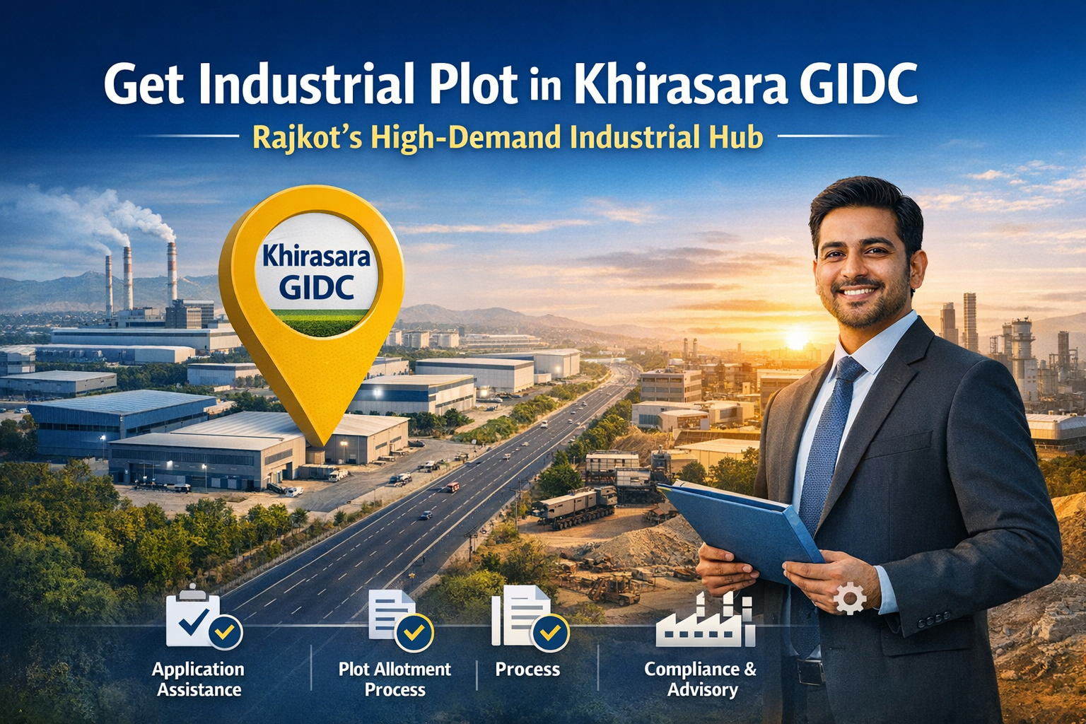 Khirasara GIDC Industrial Plot Advisory